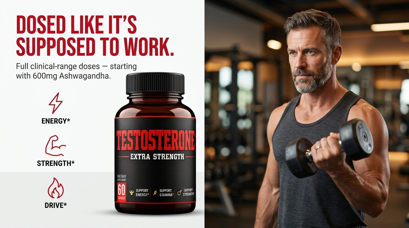 T‑DRIVE [11] — Testosterone Support for Men 35+ | 11-in-1 Natural Formula